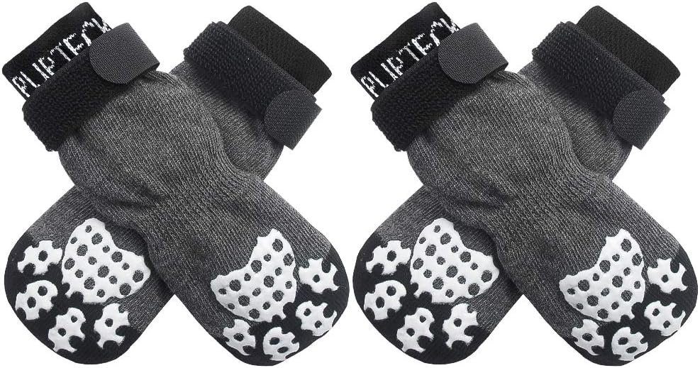 PUPTECK Anti-Slip Dog Socks with Grips for Paw Protection!